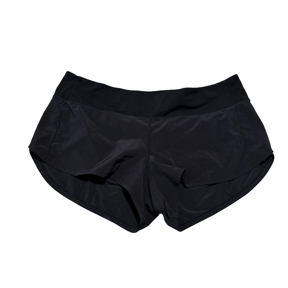 Lululemon Women's Hotty Hot Short Athletic Shorts Black Size 10 - 32 x 2.5